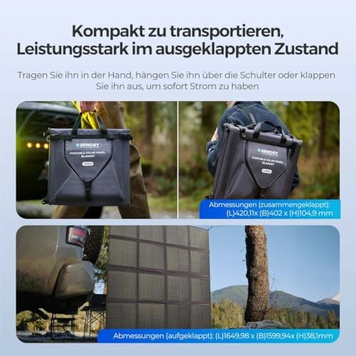 Panneau solaire pliable Renogy Couverture 400W