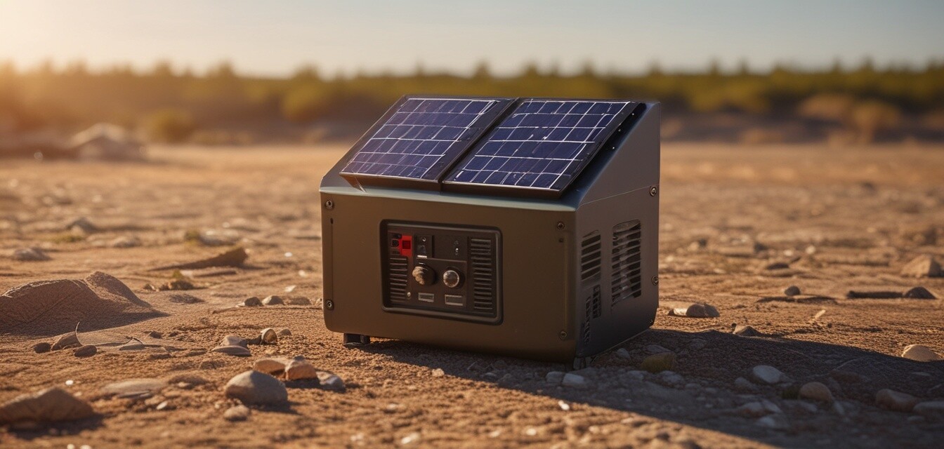Portable solar generator