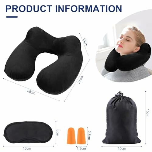 Coussin de Voyage Gonflable AiQInu