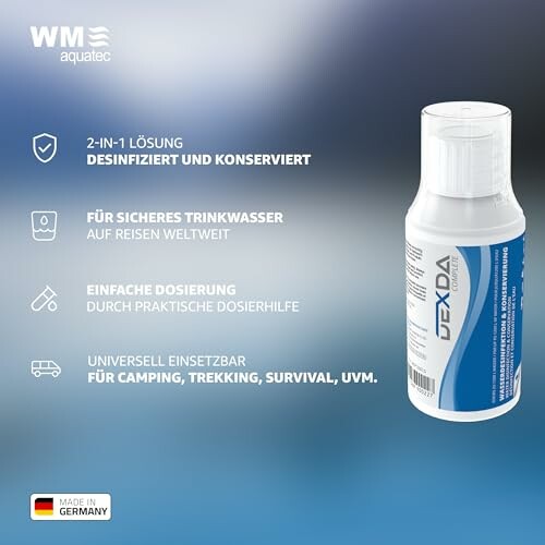 Solution de purification de l'eau pour le camping et le trekking.